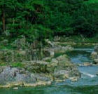 阿武隈川沿いの景勝地　Scenic sites in Abukuma banks of a river
